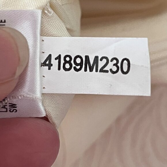 Tahari Arthur S. Levine Ivory Brocade Coat Dress Set Elegant Formal Wear 16 NWT - Picture 12 of 13